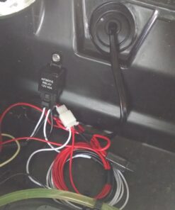 MICTUNING LED Light Bar Wiring Harness Fuse 40A Relay On-off Rocker Switch Blue(2 Lead) 64 71pliinTp8L