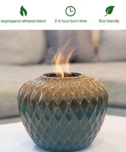 EchoFlame Gel-Fuel for Portable Indoor/Outdoor Tabletop Fireplaces, Gel Torches and Gel Burners (Pack of 24) 7 71pllIifL