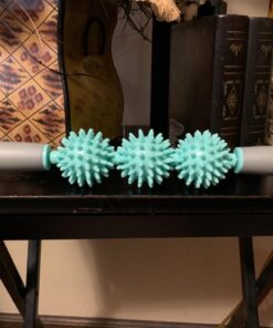 Coolife Fascia Muscle Roller - Cellulite Massager - Fascia Roller for Cellulite and Sore Muscles - Neck, Leg, Back, Body Roller Deep Tissue Massage Stick Tools - 3 Balls Size Version. Mint Green 40 71pnaqXKVDL