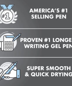Pilot, G2 Premium Gel Roller Pens, Fine Point 0.7 mm, Navy Blue, Pack of 12 Navy Ink 12 71pncJMGcQL 7