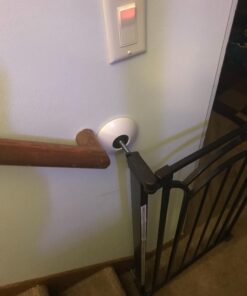 Wall Saver Baby Gate Wall Protector Protects Walls from Child Gate Damage - Makes Safety Gates More Secure - for Walk Thru Pressure Mounted Gates - Childproofing, Pet Proofing - 2 Full Size 32 71pndDHwcGL