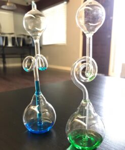 Colorful Office Thinking Hand Boiler, Glass Science Energy Transfer, Children Science Experiment, Love Birds Color Meter Hand Boiler, 2 Pcs (Gree&Blue) by C&H® 7 71pnuqkBT1L