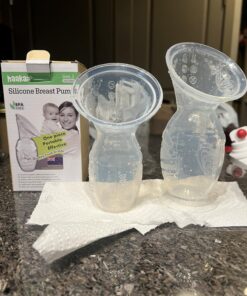 haakaa Manual Breast Pump for Breastfeeding, Silicone, Clear 4oz/100ml 1 Count (Pack of 1) 27 71po0TjWftL
