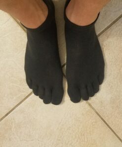 Meaiguo Toe Socks No Show Running Five Finger Socks for Men Women 4 Pairs Multicoloured 63 71poIqoqL