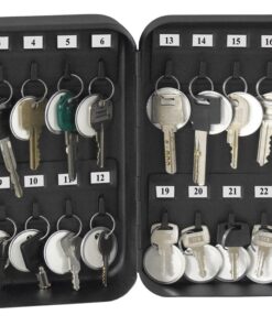 HONEYWELL - 6105 Steel 24 Key Security Box, 0.07-Cubic Feet, Black 10 71poN2GLExL