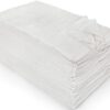 Nouvelle Legende Ribbed Bar Mop Towel, Cotton, 16 by 19 Inches, White, Pack of 25 15 71pomvyjfGL