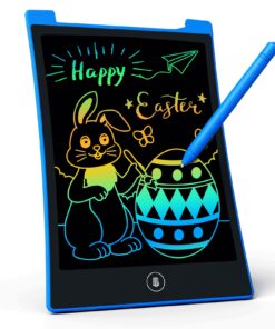 KOKODI Kids Toys LCD Writing Tablet, Colorful Toddler Drawing Pad Doodle Board Erasable, Educational Learning Toys Birthday Gifts for Girls Boys Age 3 4 5 6 7 8 Kids Road Trip Essentials(Blue) Blue 8.5 Inch 19 71ppM6FvQL