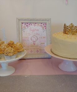 Gold Crown Cake Topper, Vintage Crown, Small Gold Wedding Cake Top, Princess Cake, The Queen of Crowns 33 71ppcr6 iL