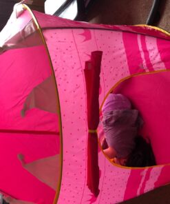 POCO DIVO Crown Princess Castle Girls Outdoor Tent Pink Indoor Play House 28 71pqZUukhRL