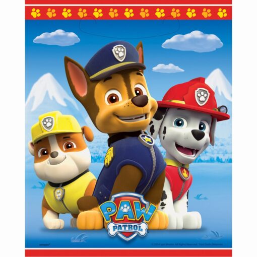 Unique Industries PAW Patrol Goodie Bags, 8ct