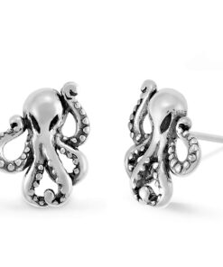 Boma Jewelry Sterling Silver Octopus Stud Earrings 8 71pr8Tt588L