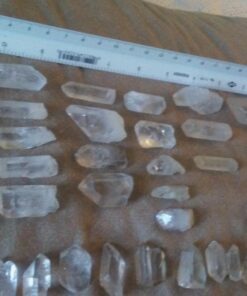 JIC Gem 1 Lb Natural Clear Quartz Crystals Points Bulk Stones and Crystals High Energy Raw White Quartz Crystals Healing Rough Stones Natural Quartz Cluster with Box 1LB 72 71prXkF 5EL