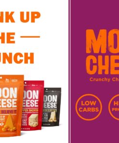 Moon Cheese Bites Bundle, Cheddar Believe It, Oh My Gouda & Get Pepper Jacked, 2-Ounce, 3-Pack, Lunch or After-School Snack Cheddar,Gouda, Pepper Jack 2 Ounce (Pack of 3) 14 71prgo5hypL 1