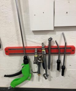 SiliSlick 12”/30.5cm Magnetic Knife Bar - Organize Kitchen Knives, Tool Holder, Utensil Organizer, Storage Rack 1 Red 19 71psJZRAmnL