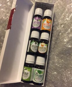 Aromatherapy Top 6-100% Pure Therapeutic Grade Basic Sampler Essential Oil Gift Set- 6/10 ml Kit Classic Aromatherpy Sets 0.33 Fl Oz (Pack of 6) 19 71pskrzAnnL