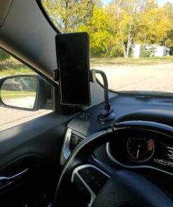 APPS2Car Phone Holder Car Windshield Cellphone Holder for Car with Powerful Suction Cup Anti-Shake Stabilizer Truck Phone Holder Mount for Car Dashboard/Window Compatible with Thick Case & Large Phone Black 28 71psy9G3SL 2