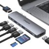 USB C Hub Adapter for MacBook Pro Air 2022 2021 2020 2019 Docking Station for MacBook M1 M2 USB C to HDMI Mac Accessories Multiport Dongle with 4K HDMI USB 3.0 SD TF Thunderbolt 3 USB-C Port Type C 8 IN 2 USB C Hub 11 71ptCF54kwL