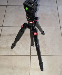 Neewer Carbon Fiber 66 inches/168 centimeters Camera Tripod Monopod with 360 Degree Ball Head,1/4 inch Quick Shoe Plate,Bag for DSLR Camera,Video Camcorder,Load up to 26.5 pounds/12 kilograms 140 71ptCaP8BL