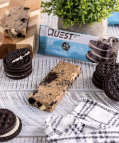 Quest Nutrition Cookies & Cream Protein Bars, High Protein, Low Carb, Gluten Free, Keto Friendly, 12 Count Cookies And Cream 25 71ptGC2kf4L 1