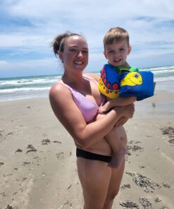 Body Glove Paddle Pals Life Jacket - The Safest Patented U.S. Coast Guard Approved Kids Swim Vest 33-55 LBS Dinosaur One Size 33-55 39 71ptzkuNDL