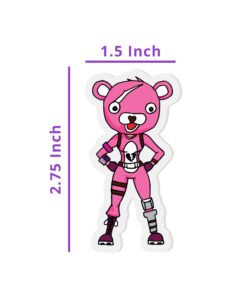 Alternative view of Popular Skins Sticker Set (20 PCS), Video Game Party Supplies, Waterproof Stickers Laptop, Trolley, Car Black