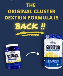 Gaspari Nutrition Glycofuse: Performance and Recovery Carbohydrate, 25g Cluster Dextrin and 1g Electrolyte and Hydration Matrix (30 Servings, Lemon Ice) 1.92 Pound (Pack of 1) 11 71puLGHpFGL