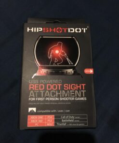 Hipshotdot PRO Color and Brightness Control Dot LED Aim Assist Mod for Gaming TV Compatible with Xbox, Playstation, Nintendo and PC - Works with All Shooter Video Games and FPS or TPS Hipshotdot 43 71puLsQHmL
