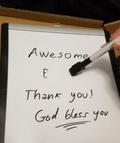 Amazon Basics Small Dry Erase Whiteboard, Magnetic White Board with Marker and Magnets - 8.5" x 11", Plastic/Aluminum Frame 8.5"x11" 35 71puevZPj4L