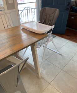 Joovy Nook High Chair Featuring Four-Position Adjustable Swing Open Tray, and Removable, Dishwasher-Safe Tray Insert for Easy Cleaning - Folds Down Flat for Easy Storage (Charcoal) Charcoal 35 71puf8f7myL