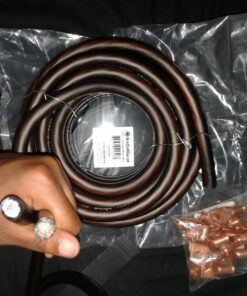 InstallGear 1/0 Gauge Wire (25ft) Copper Clad Aluminum CAA - Primary Automotive Wire, Car Amplifier Power & Ground Cable, Battery Cable, Car Audio Speaker Stereo, RV Trailer Wiring Welding Cable 1/0ga 25ft - Black 22 71pufrJsvfL