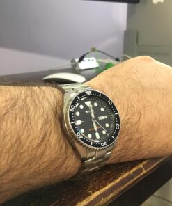 SEIKO Men's Automatic Analogue Watch with Rubber Strap SKX007K 87 71pv6sV50IL