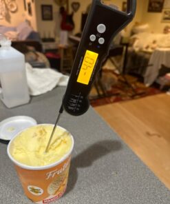 Waterproof Instant Read Digital Meat Thermometer for Cooking and Grilling, Food Thermometer with Backlight, Magnet, Calibration, and Foldable Probe, Bottle Cap Opener for Kitchen Gadgets, BBQ, Grill 37 71pw4WwJZIL