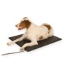 K&H Pet Products Lectro-Kennel Outdoor Heated Pad with Free Cover Black Medium 16.5 X 22.5 Inches 60 Watts 23.0"L x 17.0"W x 1.0"Th Retail Box