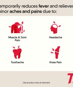 Tylenol Extra Strength Pain Reliever and Fever Reducer Caplets, 500 mg Acetaminophen Pain Relief Pills for Headache, Backache, Toothache & Minor Arthritis Pain Relief; 100 ct.; Pack of 1 100 Count (Pack of 1) 39 71pwPpMoEGL
