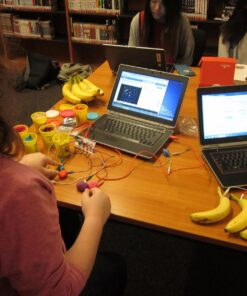 Makey Makey STEM Kit from JoyLabz - Hands-on Technology Learning Fun - Science Education - 1000s of Engineering and Computer Coding Activities Red 27 71pwTh8CUkL