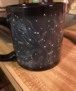 The Unemployed Philosophers Guild Heat Changing Constellation Mug - Add Coffee or Tea and 11 Constellations Appear - Comes in a Fun Gift Box Black 31 71pwWKS96kL