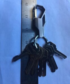 HUNGER Car Business Keychain Key Ring for Men, Small, Black 29 71pwYjm0PYL