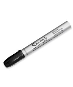 SHARPIE Metal Barrel Permanent Markers, Chisel Tip, Black, 12 Count 12-Count 12 71pwj8JFIZL