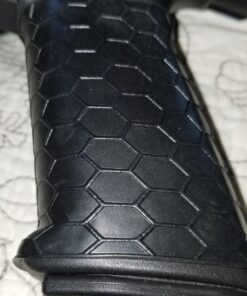 Covert Clutch Universal Tactical Grip Sleeve - The Original Hex Pattern Gun Grip - 100% Made in USA Tactical Matte Black 24 71pxFKbWnfL