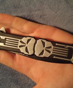 Punisher Glass Breaker Spring Assisted Knife Black Model 12 71pxTxK8yTL