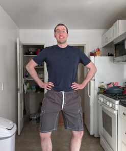 Kanu Surf Men's Barracuda Swim Trunks (Regular & Extended Sizes) Medium Charcoal 16 71pxVezSjL