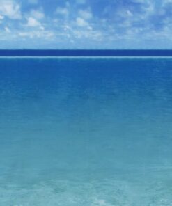 Alternative view of Maytex Photoreal Escape Waterproof PEVA Shower Curtain Blue 70X72