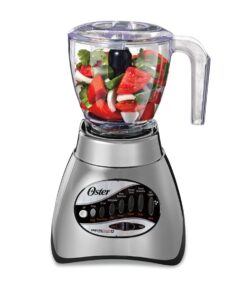 Oster Core 16-Speed Blender with Glass Jar, Black, 006878. Brushed Chrome , 40 Ounce 18 71pxgSjqjoL