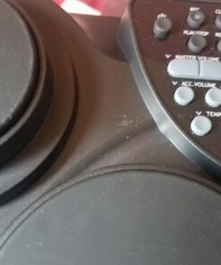 Pyle Portable Drums, Tabletop Drum Set, 7 Pad Digital Drum Kit, Touch Sensitivity, Wireless Electric Drums, Drum Machine, Electric Drum Pads, LED Display, Mac & PC - PTED01 34 71pxhkjugoL