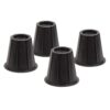 Honey-Can-Do STO-01004 Round Bed Risers, 5-Inch, Black 61 71py gn 19L