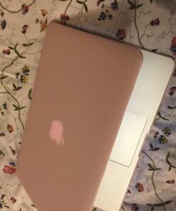 MOSISO Compatible with MacBook Air 13 inch Case (Models: A1466 & A1369, Older Version 2010-2017 Release), Protective Plastic Hard Shell Case Cover, Rose Quartz 46 71pyFi EdYL