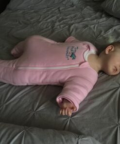 Baby Merlin's Magic Sleepsuit - 100% Cotton Baby Transition Swaddle - Baby Sleep Suit 6-9 Months Pink 36 71pytrnsYGL