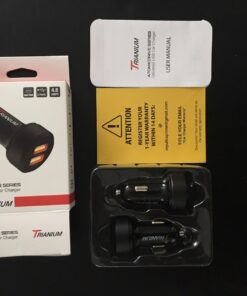 Trianium Car Charger 24W (2 Pack) Dual Charger Adapter, AtomicDrive SmartUSB Compatible iPhone 12 11 Pro Max/XR/XS Max/X/8/7/6s/6 Plus, iPad Pro/Air2/Mini,Galaxy S20,Note,LG,Nexus,HTC,Huawei,and More 39 71pzr8u8NpL 1