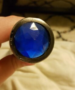 Ace Martial Arts Supply New Scottish Celtic Gaelic Twist Knot Blue Ruby Gemstone Wicca Dirk Dagger Knife, 9-Inch 46 71q 20XB sL