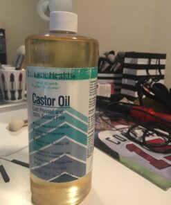 Home Health Original Castor Oil - 32 Fl Oz - Promotes Healthy Hair & Skin, Natural Skin Moisturizer - Pure, Cold Pressed, Non-GMO, Hexane-Free, Solvent-Free, Paraben-Free, Vegan (50132) 48 71q r99K1EL 1